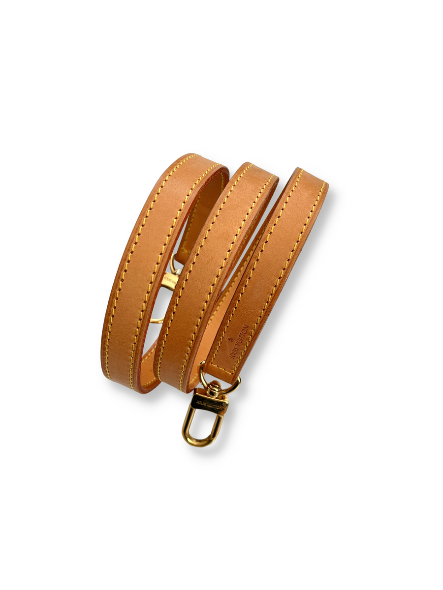Vachetta Leather Adjustable Crossbody - Shoulder Pad option