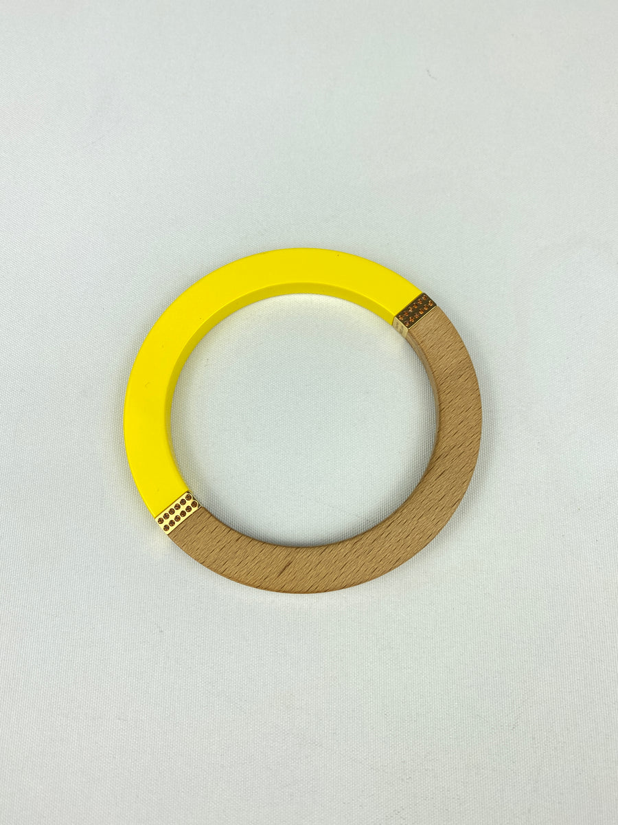 Louis Vuitton Magnetic Yellow Colorama Bangle