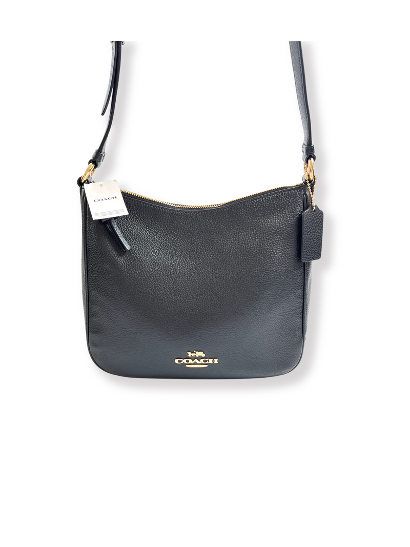 COACH - ElLLIE FILE CROSS BODY BAG IN BLACK LEATHER