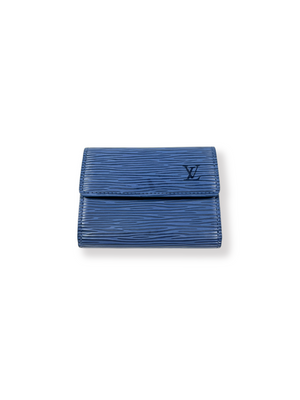 LOUIS VUITTON - LUDLOW COMPACT WALLET IN BLUE EPI LEATHER