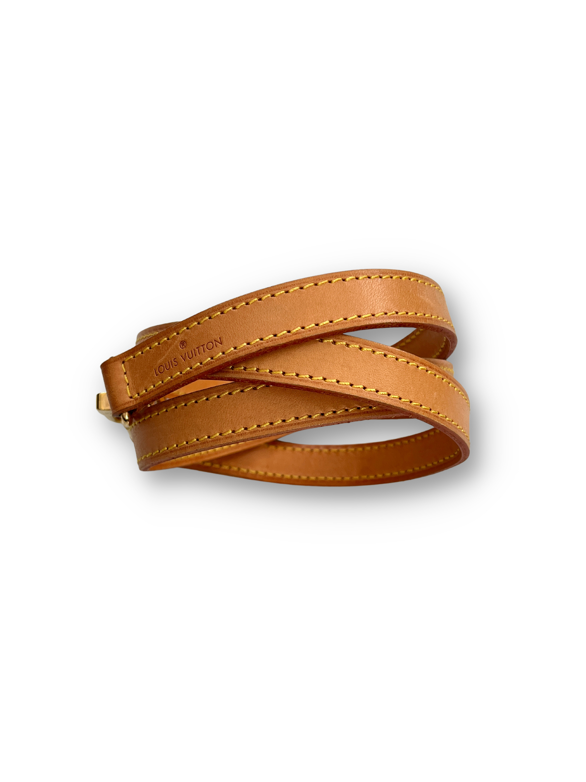18mm Natural Vachetta Leather Crossbody Strap Replacement For Louis Vuitton  35