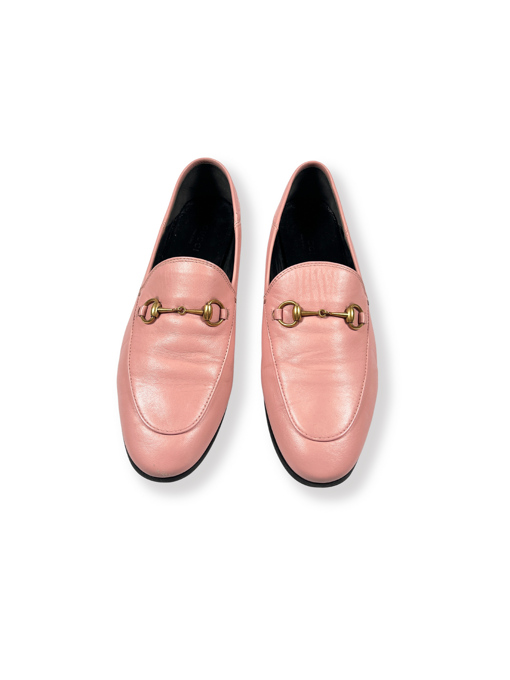 GUCCI - BRIXTON LOAFER IN PINK LEATHER - SZ 38.5
