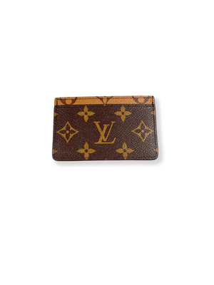 LOUIS VUITTON - CARD HOLDER IN REVERSE MONOGRAM CANVAS