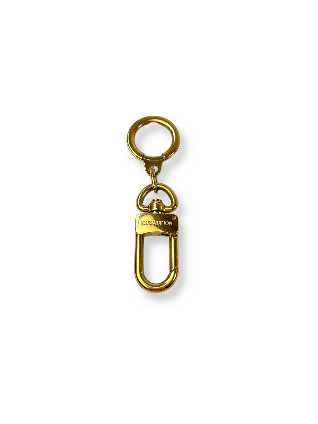 Louis Vuitton A la Folie Gold Tone Hoop Earrings