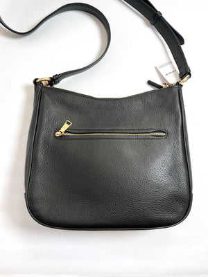 COACH - ElLLIE FILE CROSS BODY BAG IN BLACK LEATHER