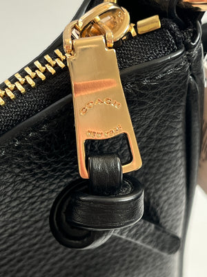 COACH - ElLLIE FILE CROSS BODY BAG IN BLACK LEATHER