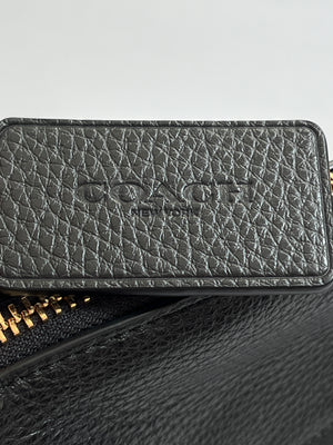 COACH - ElLLIE FILE CROSS BODY BAG IN BLACK LEATHER