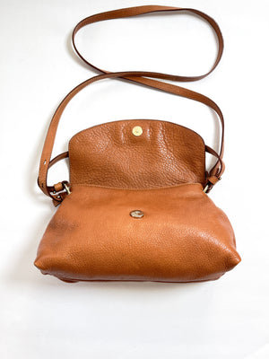 CHLOE - LILY CROSS BODY BAG IN TAN LEATHER