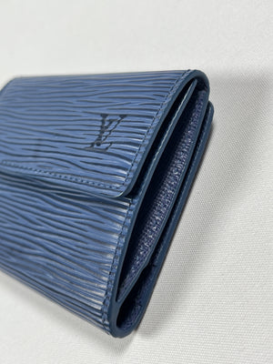 LOUIS VUITTON - LUDLOW COMPACT WALLET IN BLUE EPI LEATHER