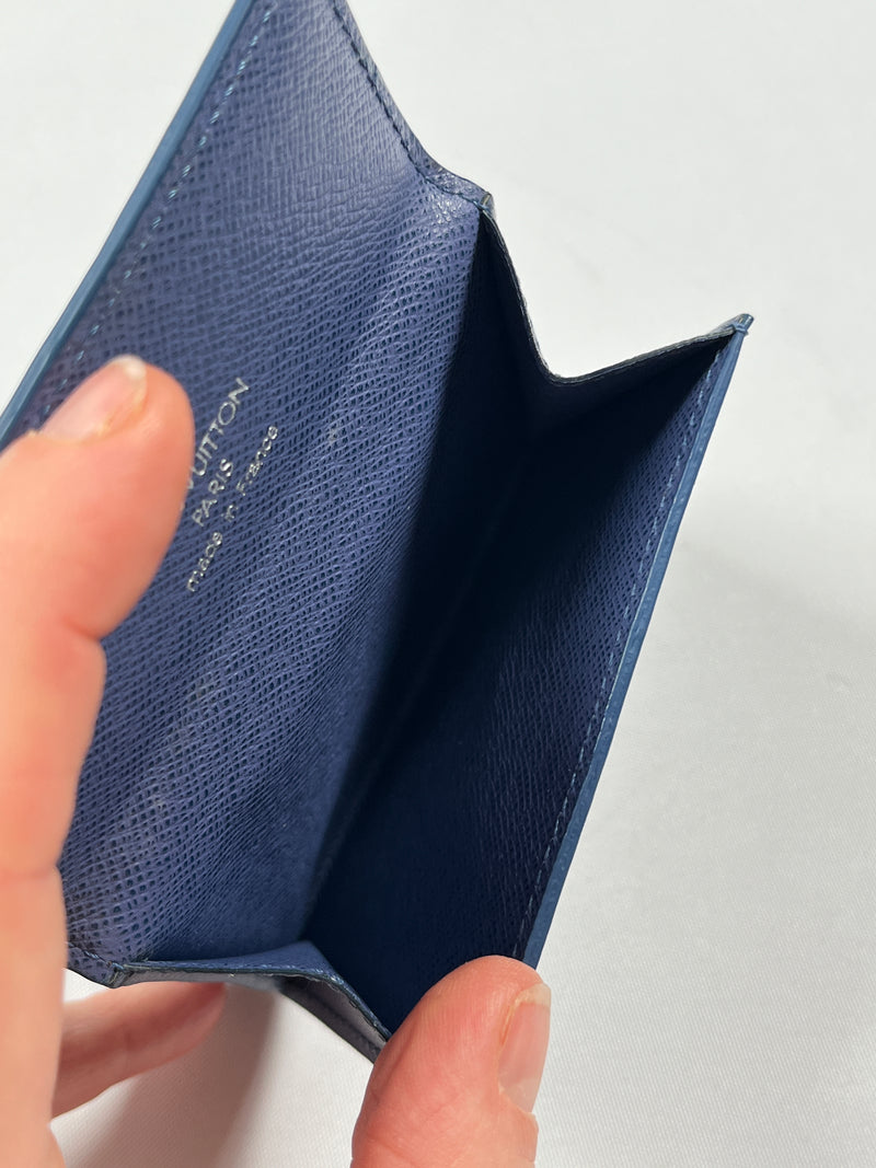 LOUIS VUITTON - LUDLOW COMPACT WALLET IN BLUE EPI LEATHER