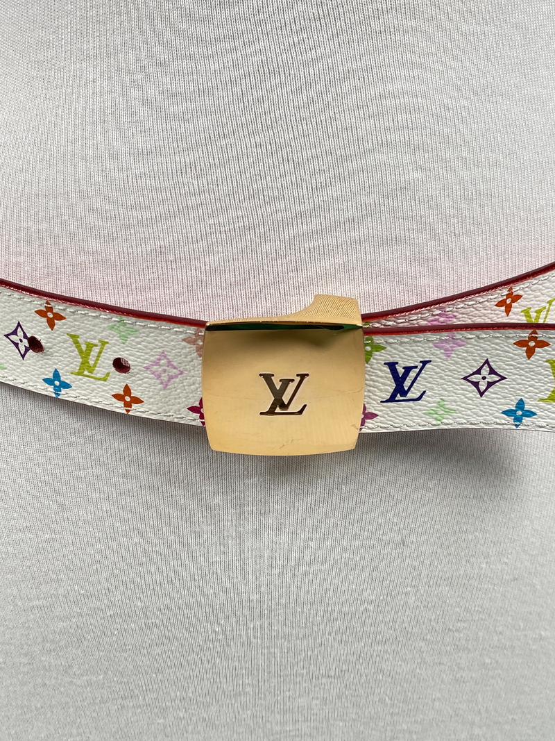 Louis Vuitton S/S 2003 Louis Murakami Multicolor Monogram Belt
