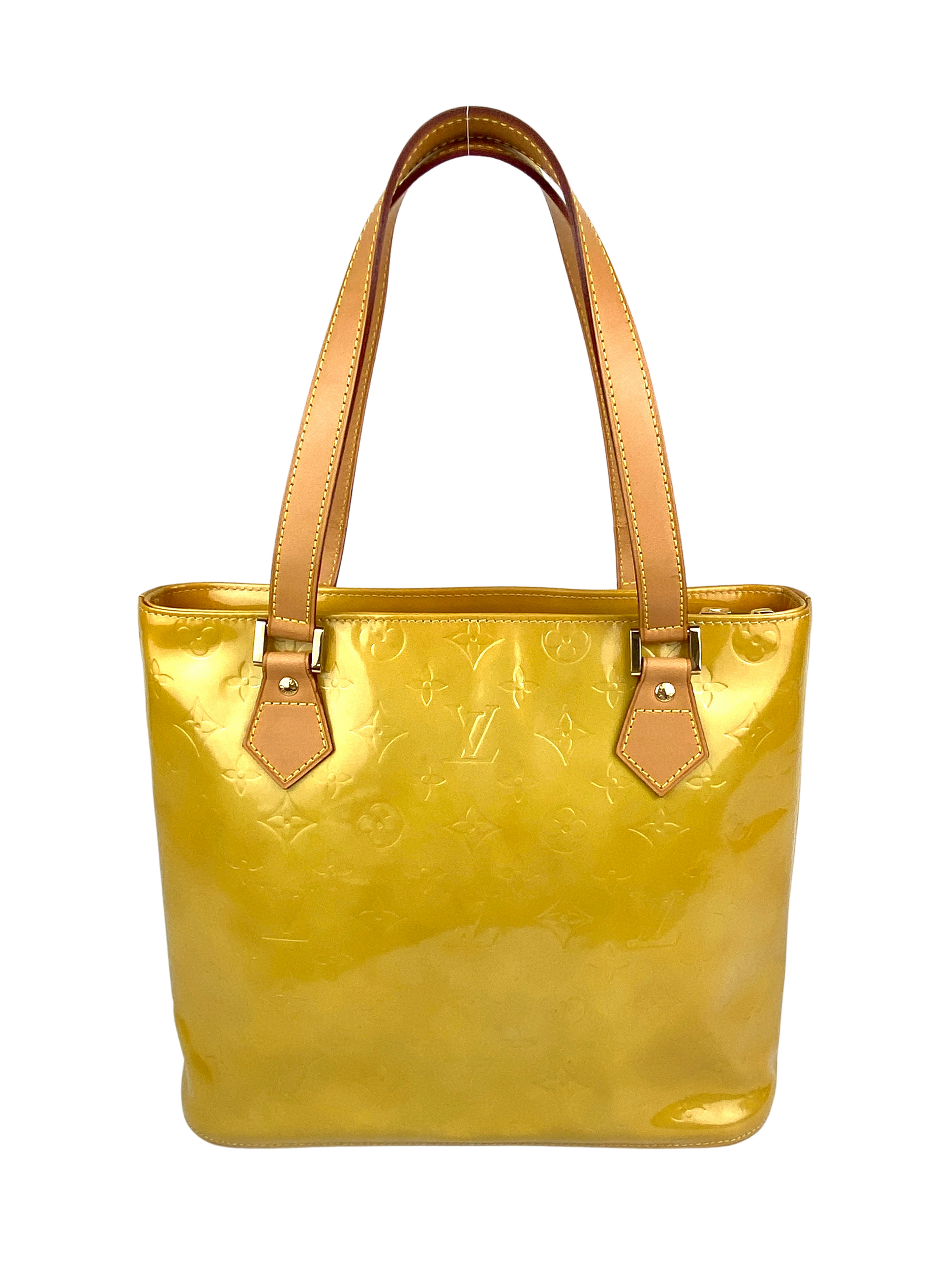 Louis Vuitton Yellow Vernis Houston Leather Patent leather ref.150149 -  Joli Closet