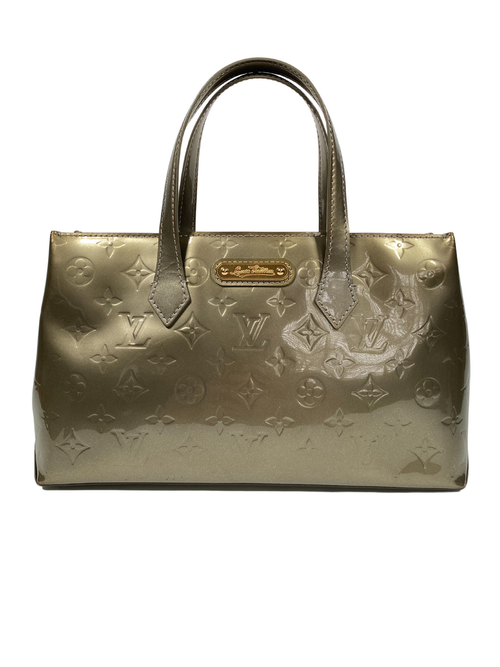 Louis Vuitton Vert Bronze Monogram Vernis Leather Alma GM Bag Louis Vuitton