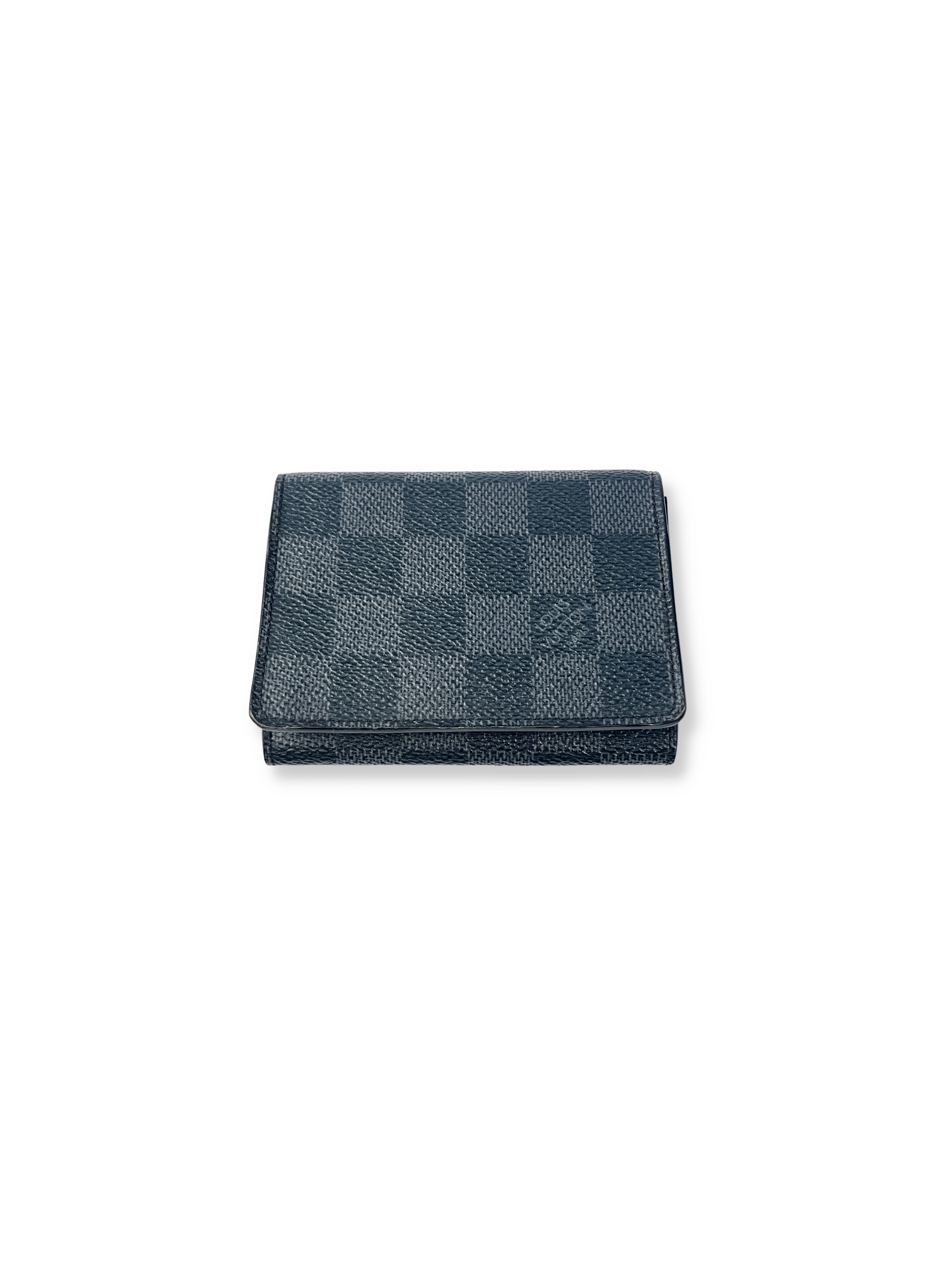 Louis Vuitton DAMIER GRAPHITE Envelope Business Card Holder (N63338) in  2023