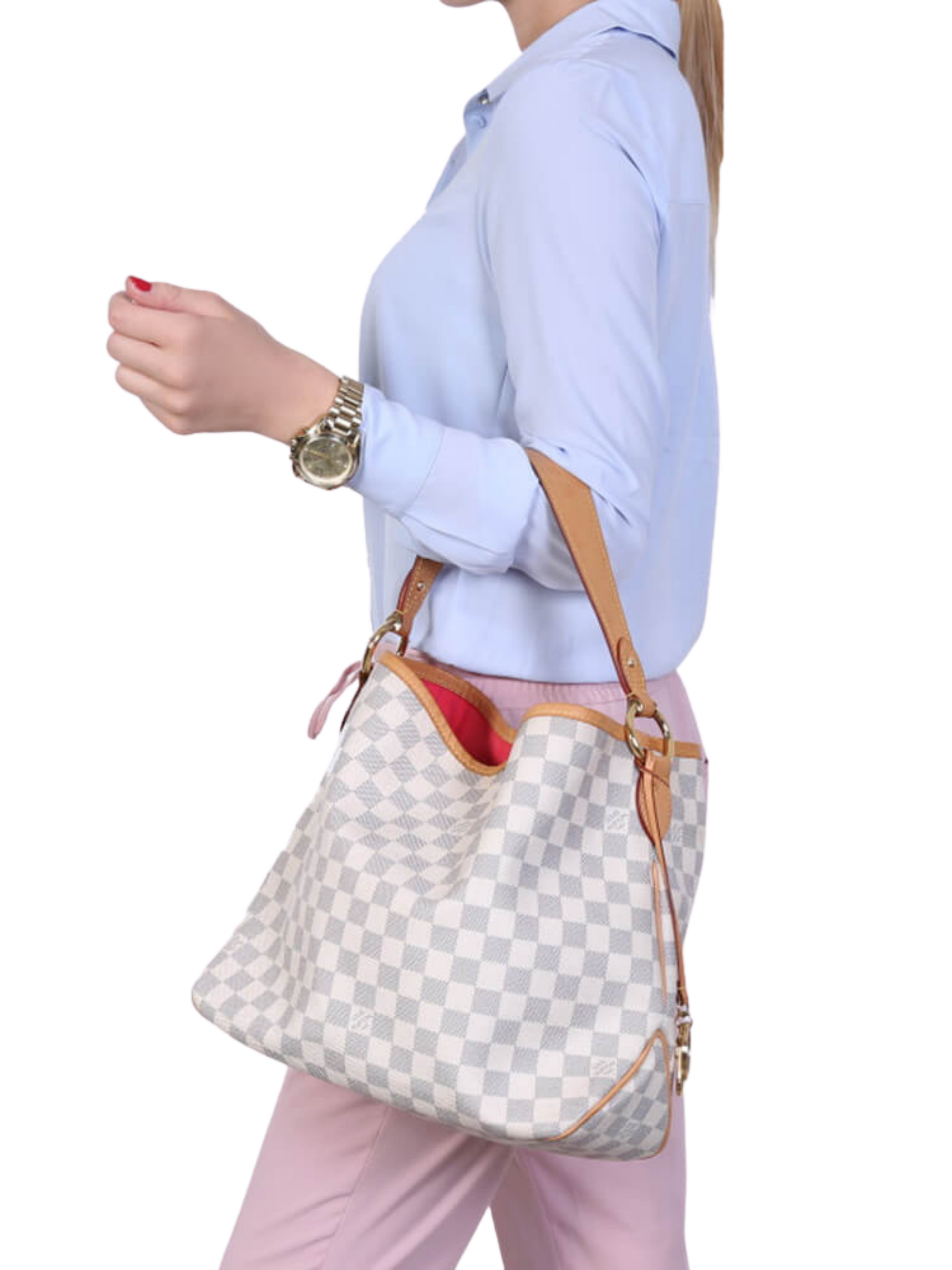 Louis Vuitton Damier Azur Delightful PM - Neutrals Hobos, Handbags -  LOU304684
