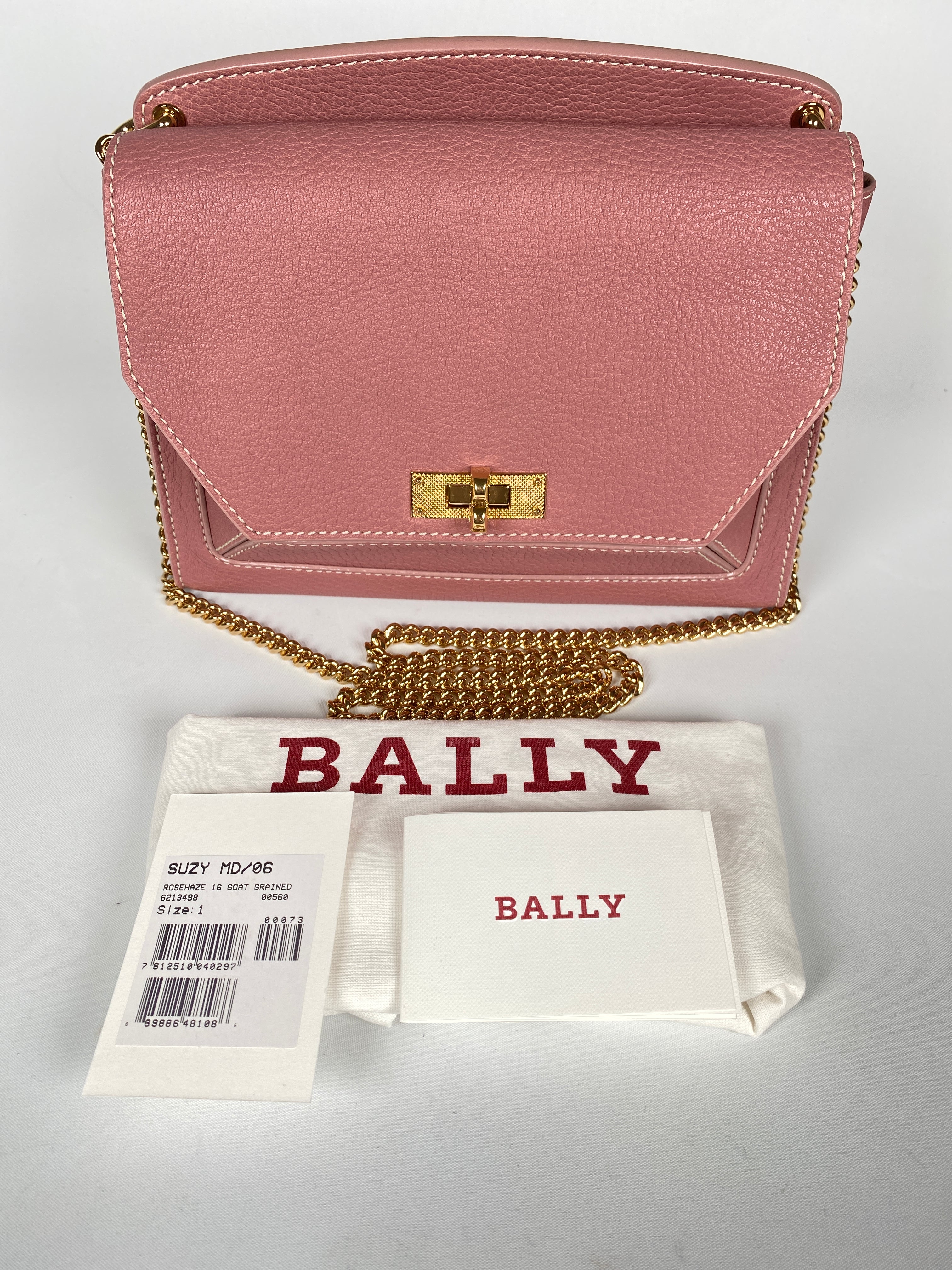 BALLY - SUZY MED CROSSBODY BAG DUSTY PINK – RE.LUXE AU