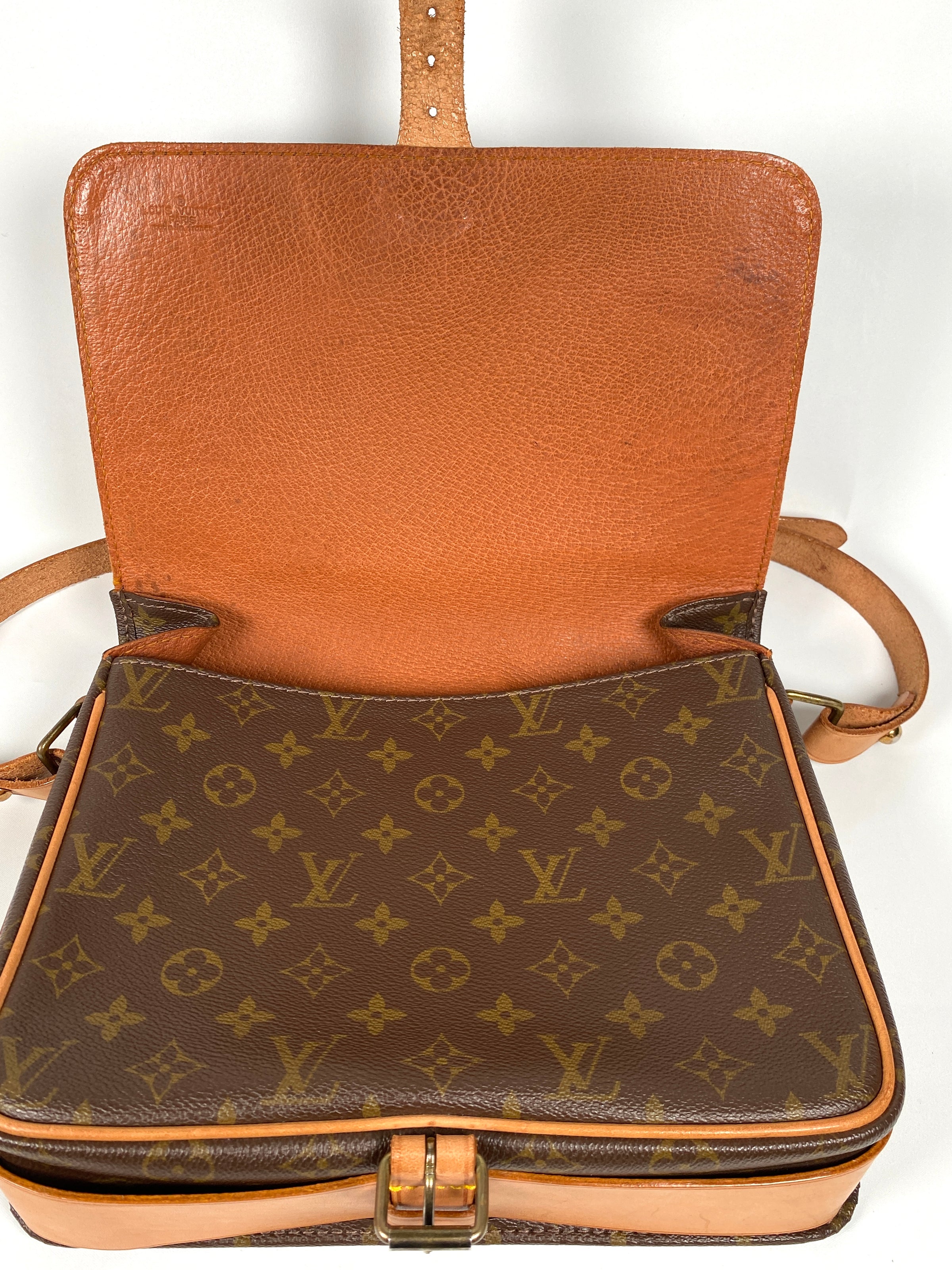 Louis Vuitton Vintage Monogram Canvas Cartouchiere GM Shoulder Bag