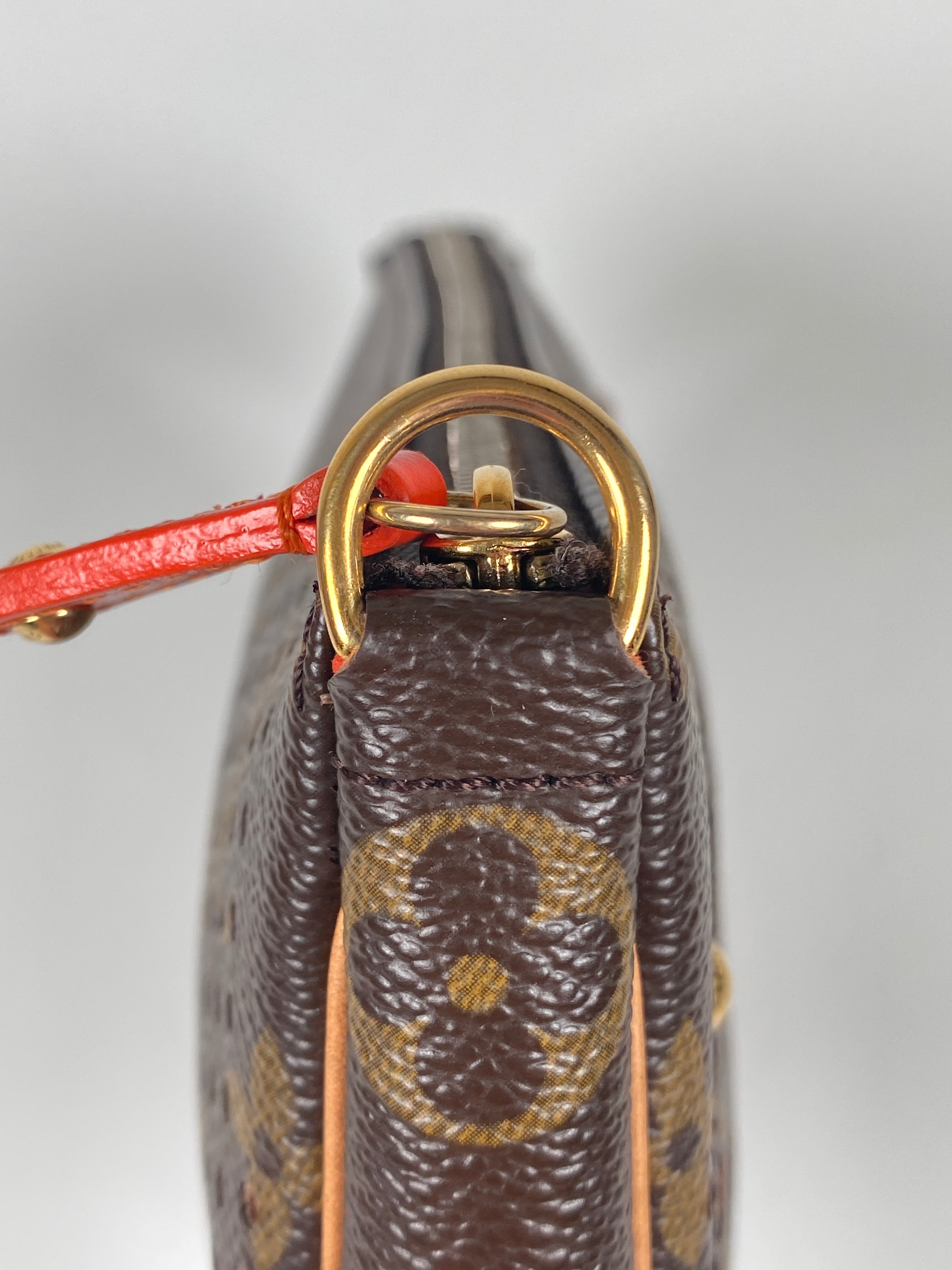 Louis Vuitton Monogram Perforated Pochette Cles (SHG-34415) – LuxeDH