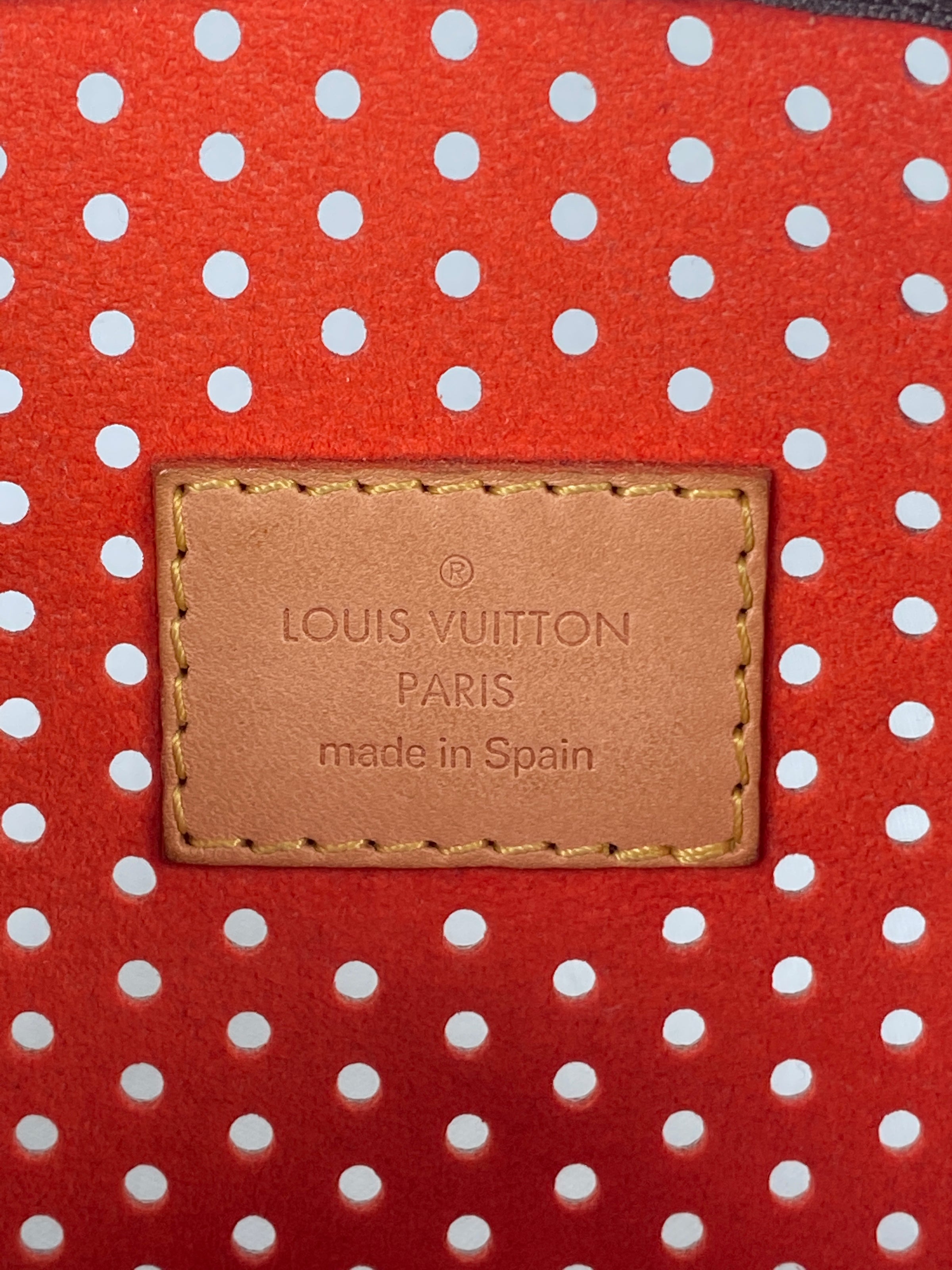 RARE Louis Vuitton 2006 Perforated Monogram Pochette Accessoires – Break  Archive
