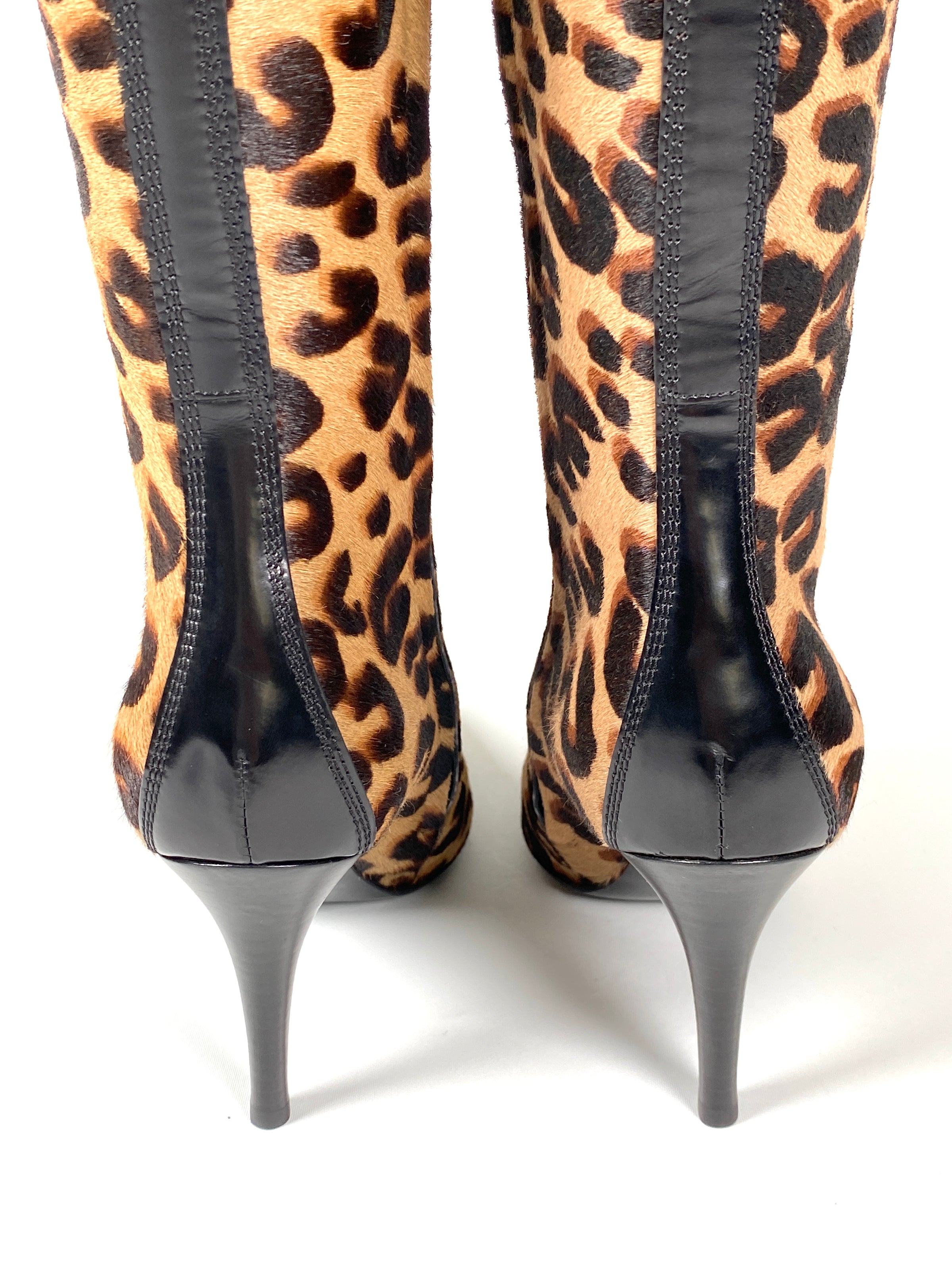 LOUIS VUITTON - WILD KNEE HIGH ANIMAL PRINT BOOTS - SZ 36.5 – RE