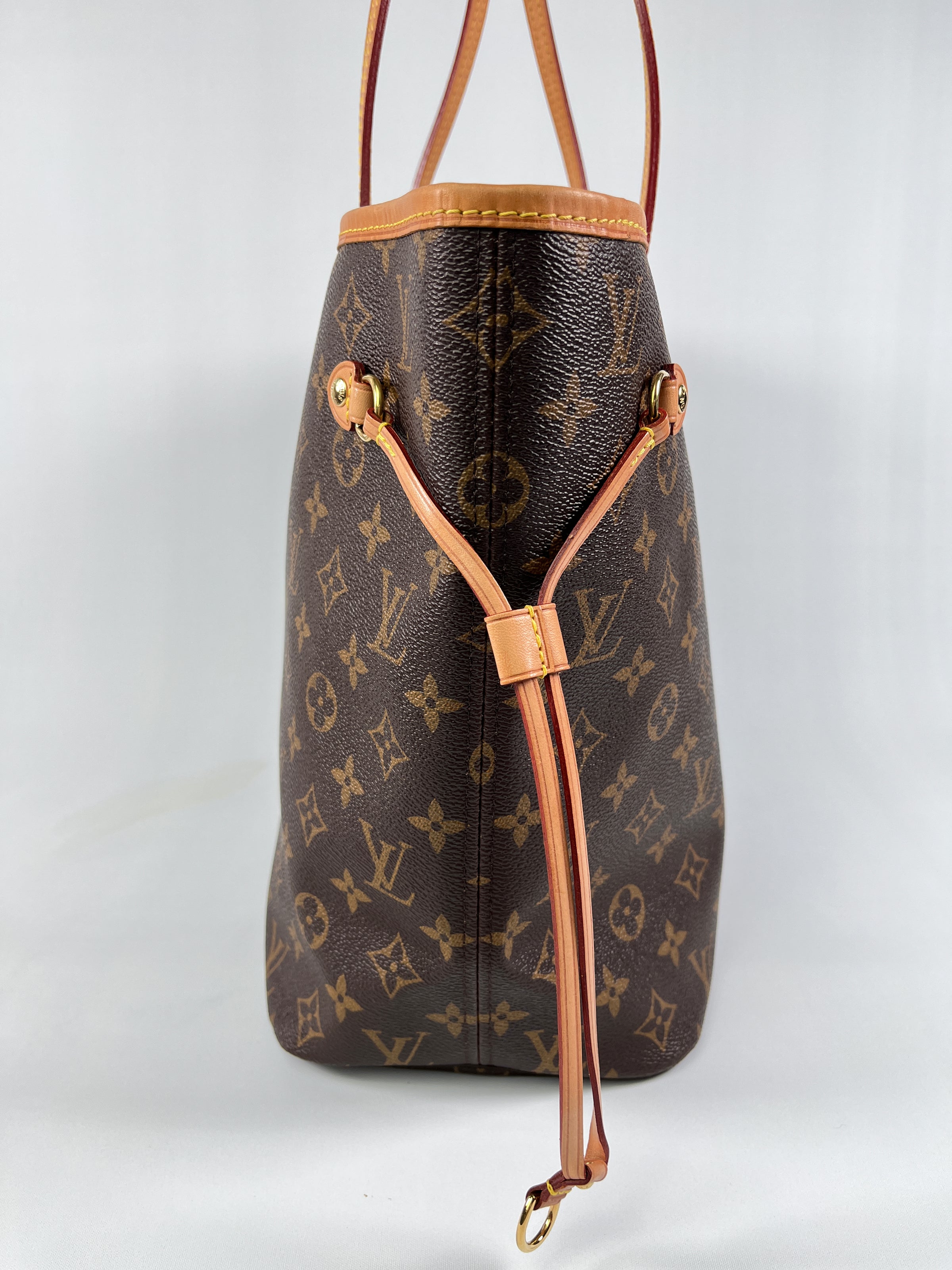 Louis Vuitton - Authenticated Neverfull Handbag - Leather Brown for Women, Very Good Condition
