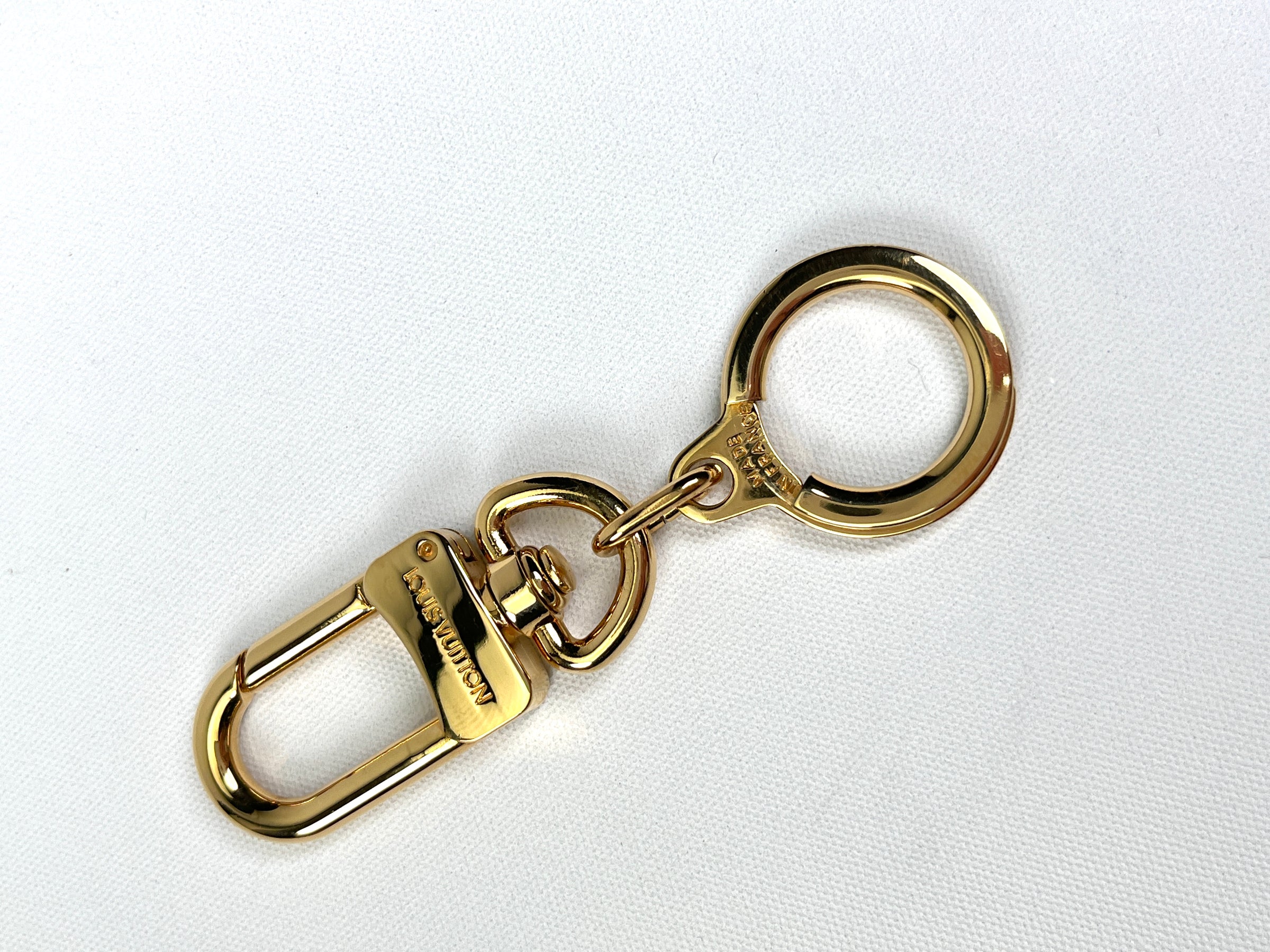 Louis Vuitton Goldtone Key Ring Pochette Extender