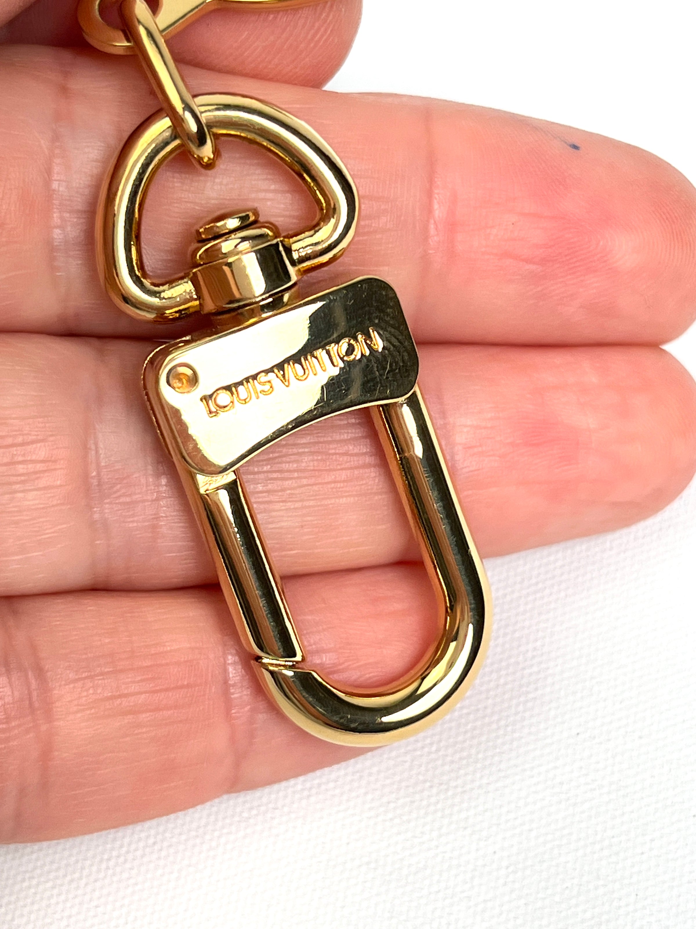 LOUIS VUITTON Key Charm, Key Chain, or Bag Extender.