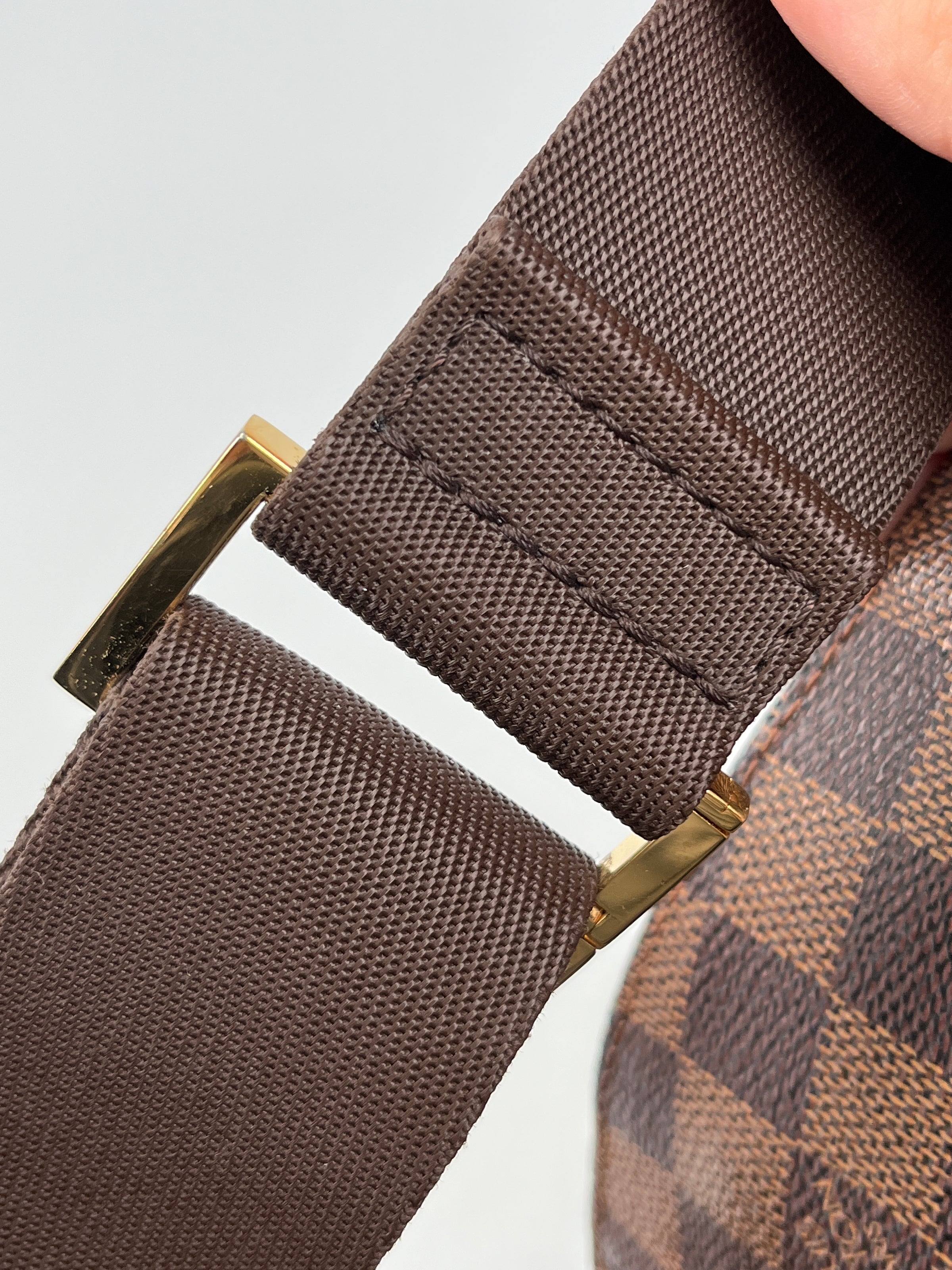 Louis Vuitton Damier Ebene Géronimos Waist Bag - Brown Waist Bags, Handbags  - LOU353073