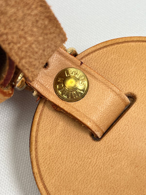 Louis Vuitton Vachetta Leather Luggage Tag and Poignet ref.297792 - Joli  Closet