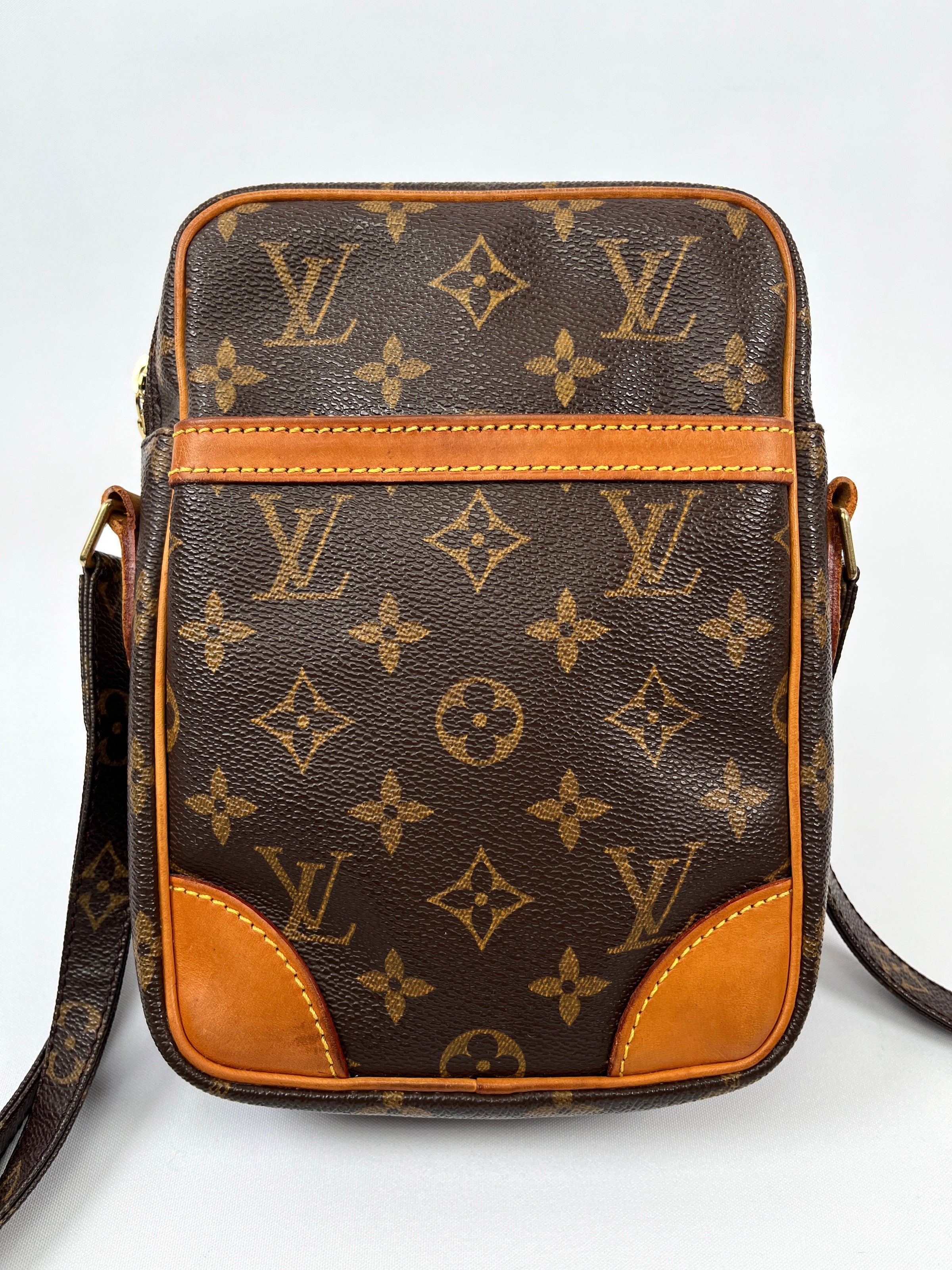 Shop for Louis Vuitton Monogram Canvas Leather Danube Crossbody