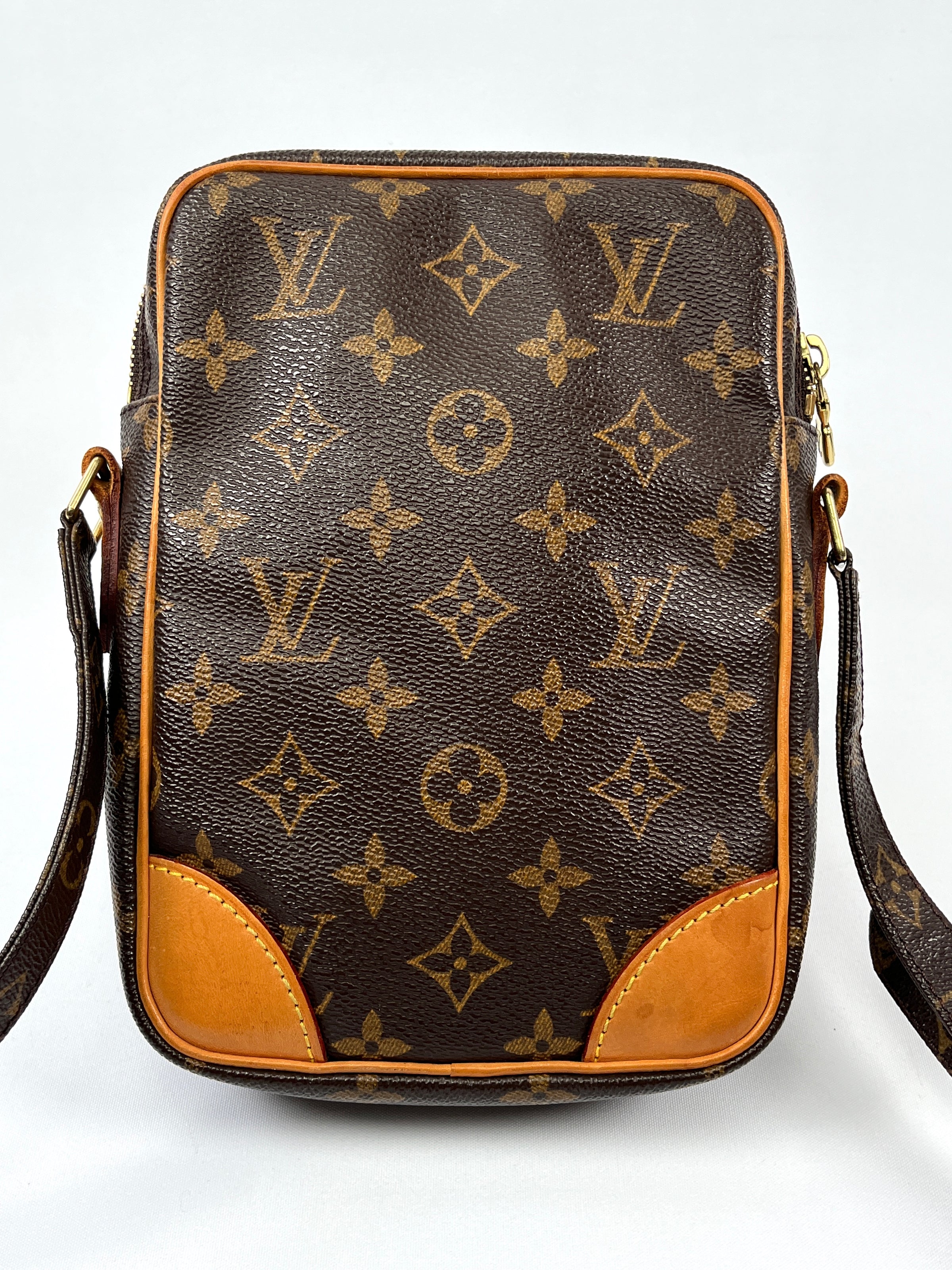 Louis Vuitton Brown Canvas Monogram Danube Shoulder Bag Louis