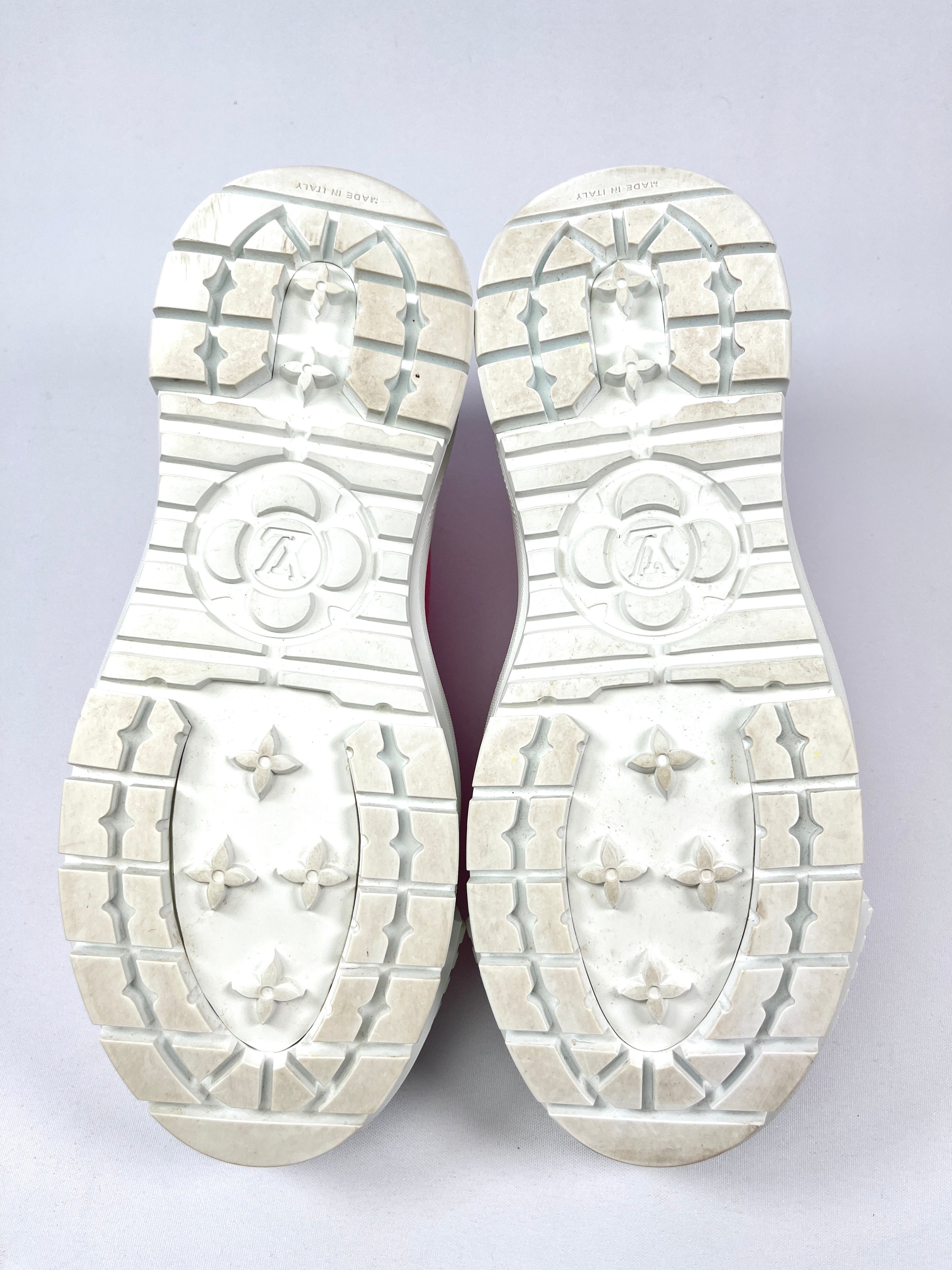 Louis Vuitton Sneakers aus Segeltuch - Rosa - Größe 7 - 27478972