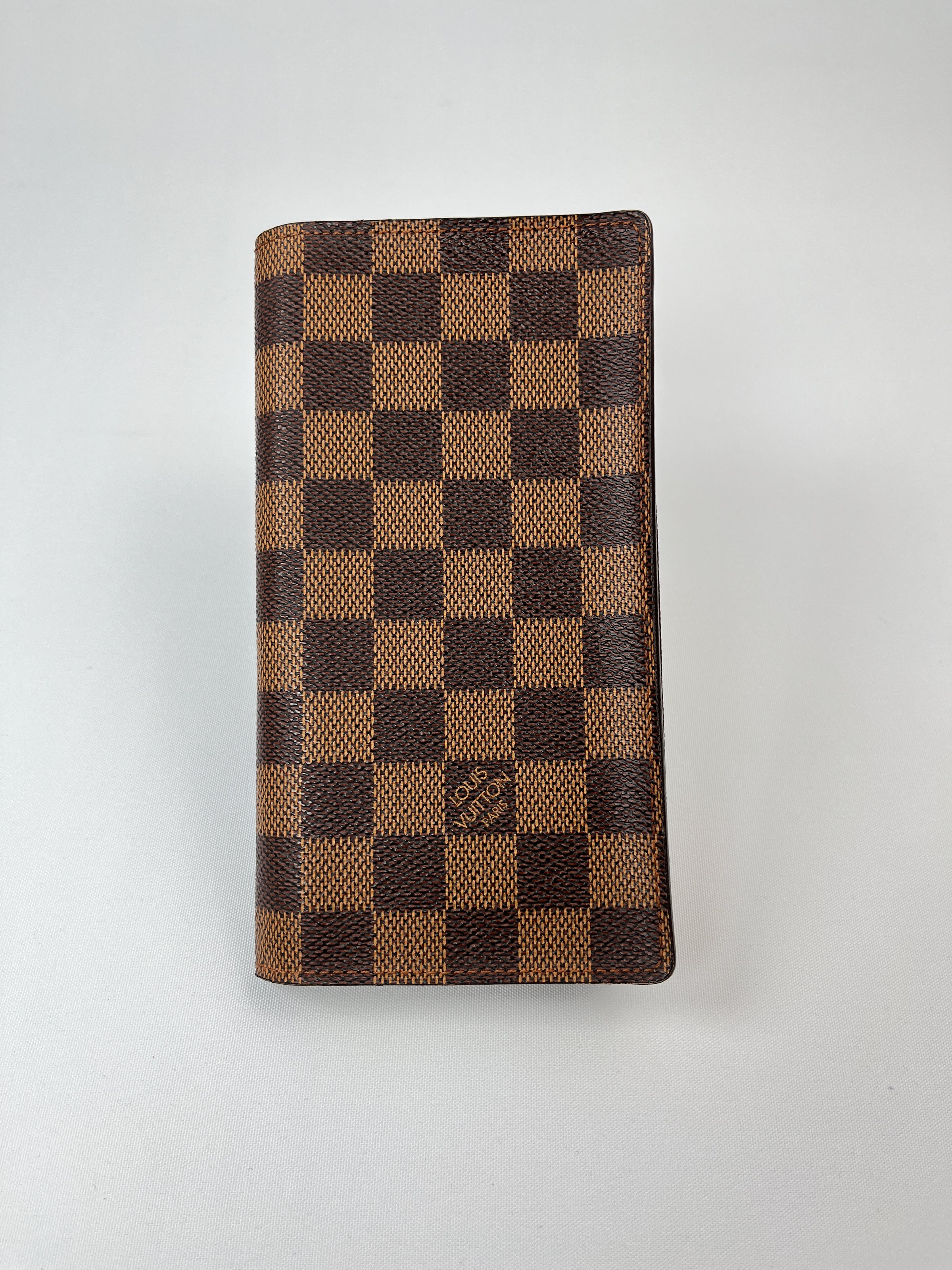 Louis Vuitton Damier Ebene Canvas Checkbook Holder