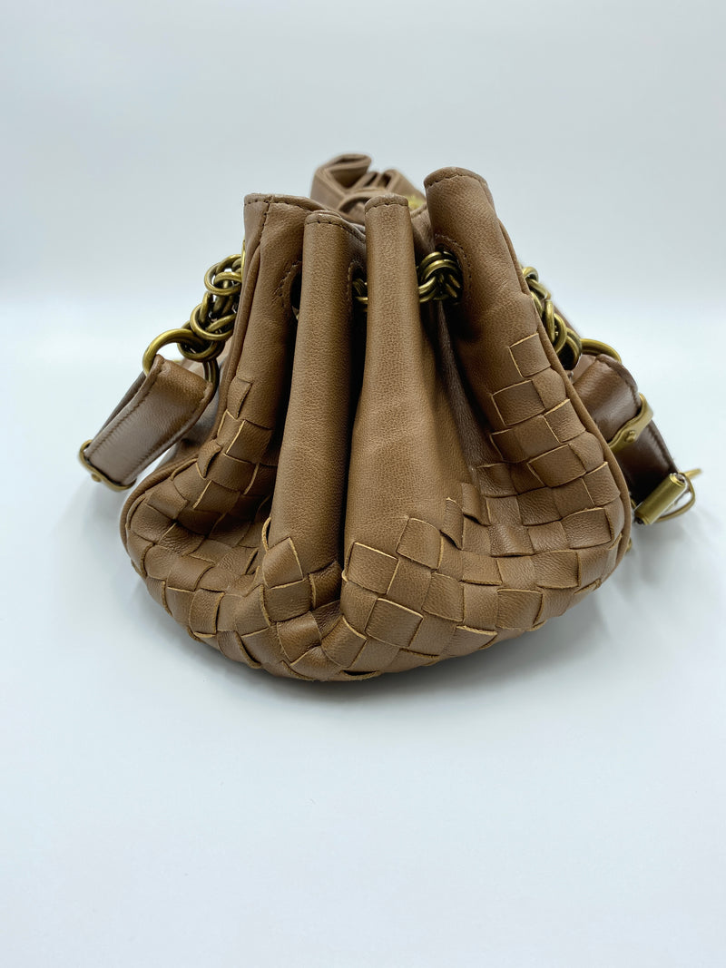 BOTTEGA VENETA - INTRECCIATO LAMBSKIN HANDBAG