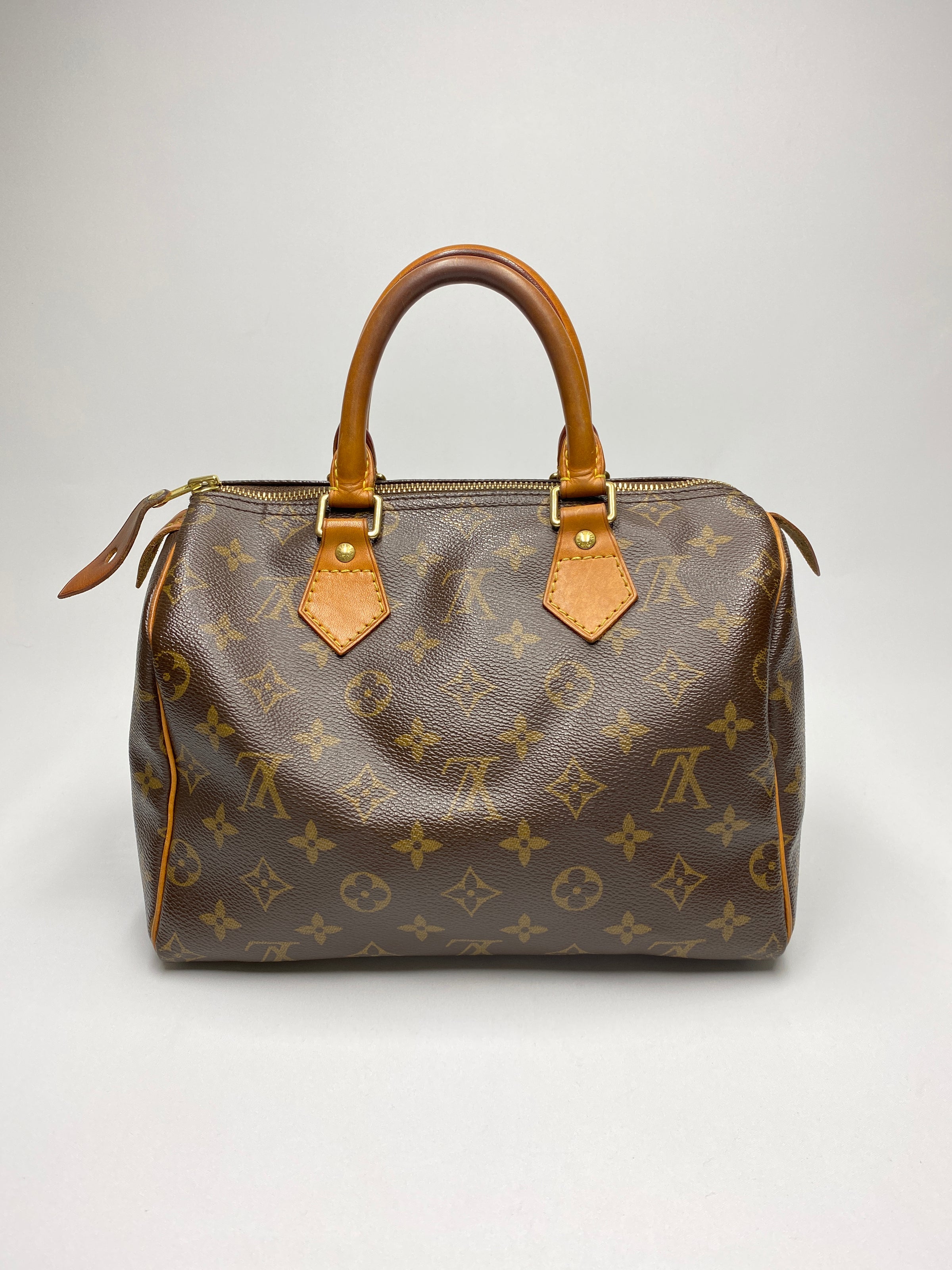 Vintage Louis Vuitton Speedy 25 Travel Bag  Brown AB  Catchcomau