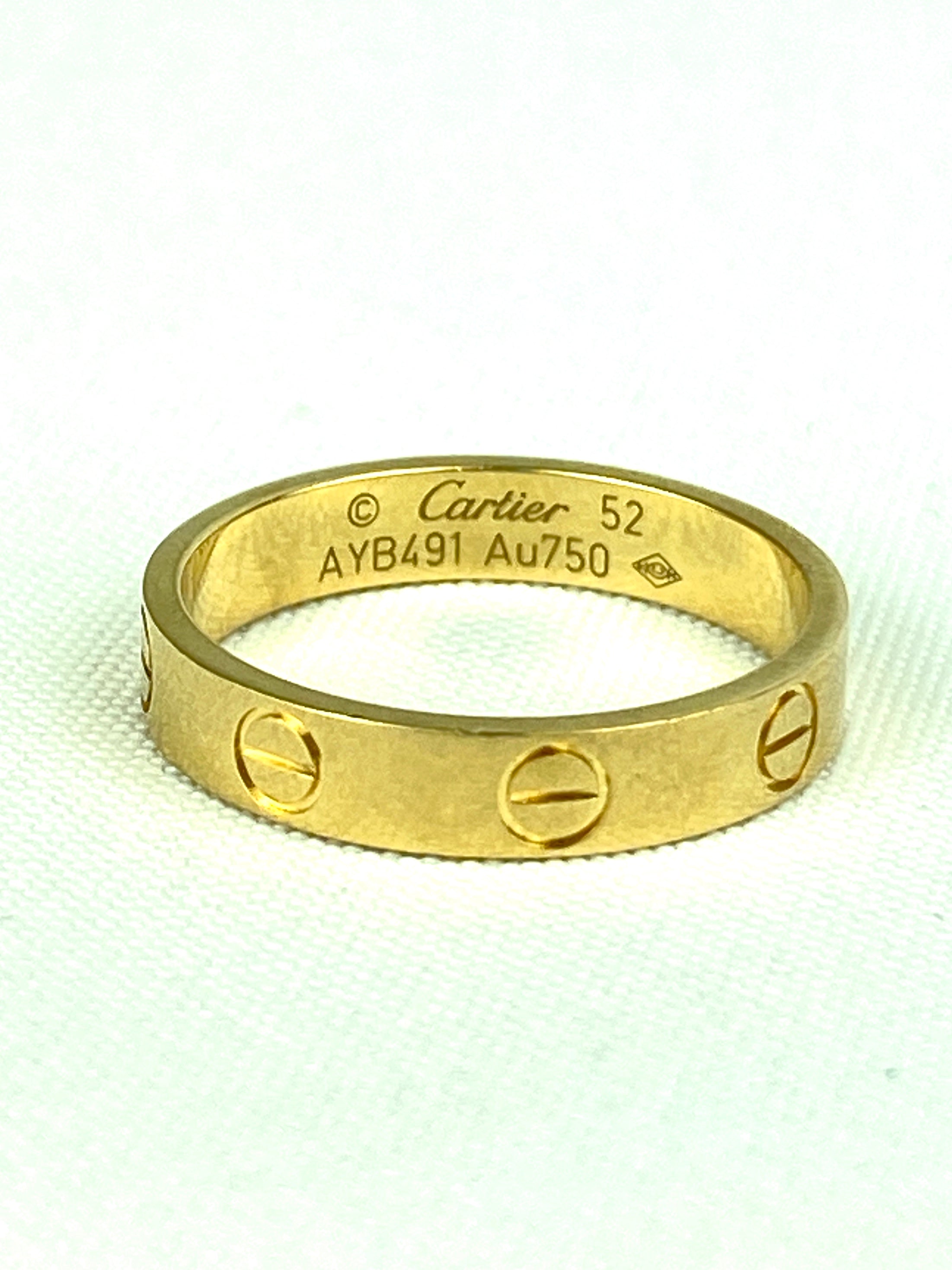 Cartier Juste Un Clou Yellow Gold Slim Ring - Luxury Shopping
