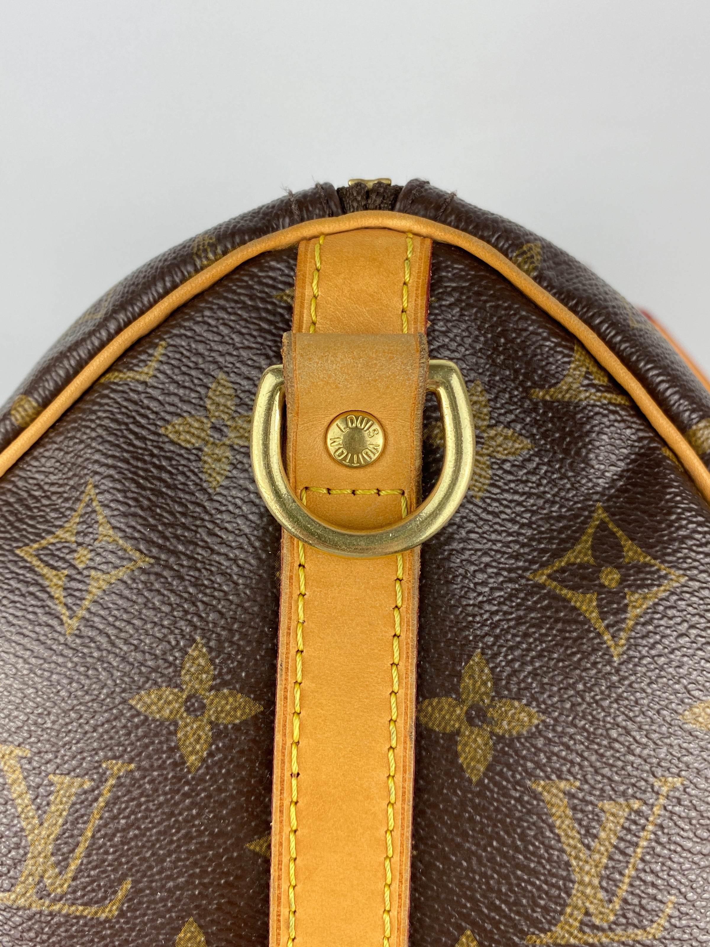 Louis Vuitton Speedy Bandouliere Monogram 35 Brown in Toile Canvas/Vachetta  with Gold-tone - US